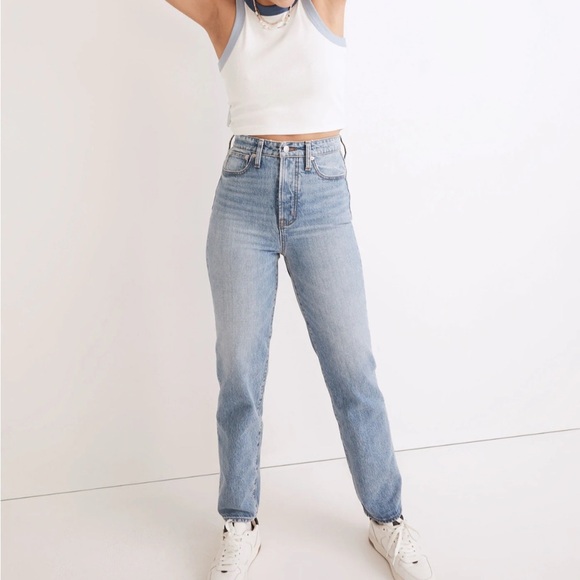 Madewell Perfect Vintage Seyland Wash Straight Leg Jeans Size 28 - Picture 1 of 9